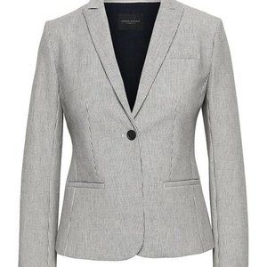 Banana Republic Classic Fit Striped Blazer (0) NWT